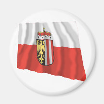 Flagge von Oberösterreich Magnete