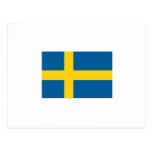 Flagge von Schweden Postkarten