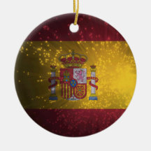 Flagge von Spanien Ornamente