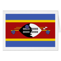 Flagge von Swasiland Karte