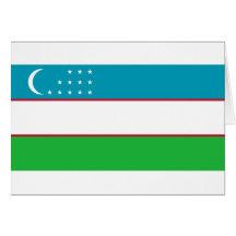 Flagge von Usbekistan Karte