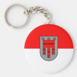 Flagge Vorarlbergs (Staat), Österreich Schlüsselanhänger