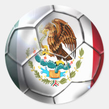 Flaggegang Fußball Mexiko-EL Tri Sticker