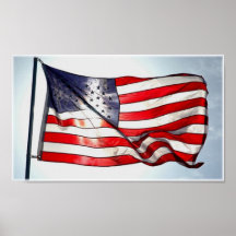 Flaggen-Leinwand-Druck Plakate