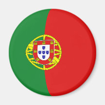 Flaggen-Magnet Portugals Fisheye Magnete