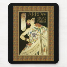 Flamenco-Tanz-Mädchen-Werbung Mousepads