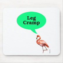 Flamingo-Bein-Klammer Mauspads