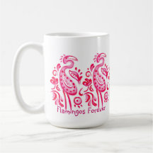 Flamingos überfallen für immer teetassen