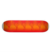 Flamme entwarf Skateboard Individuelles Deck
