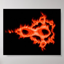 Flammen Posterdrucke