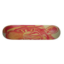 Flammen-Skateboard Personalisiertes Skateboarddeck