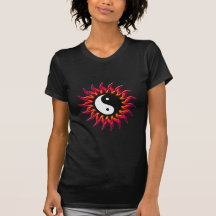 Flammen Yin Yang Sun Hemd