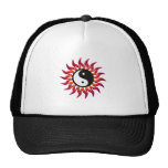 Flammen Yin Yang Sun Truckermützen