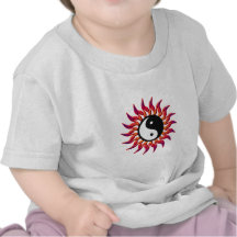 Flammen Yin Yang Sun Tshirts