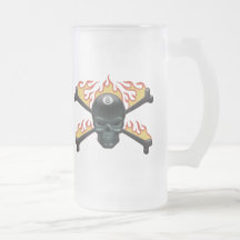 Flammenschädel 8 kaffee tassen