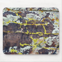 Flechten auf Felsen-Nr. 3 Mousepad