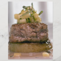 Fleisch dargestellt mit Zwiebel Personalisierte Flyer