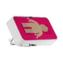 Fleisch rosa Minifig fertigen vorbei mein Minifig  Laptop Speaker