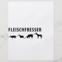 Fleischfresser Ikone Flyerbedruckung