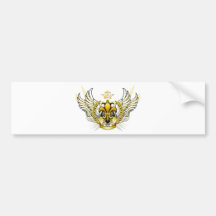 Fleur De Li (Gold) Autoaufkleber