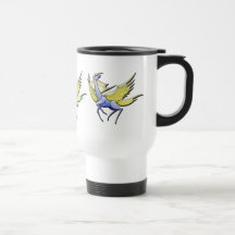 Fliegen-Giraffe Kaffeetasse
