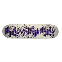 Fliegen-Schädel-Affe Skateboard Deck