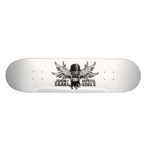 Fliegen-Schädel SKATE-BRETT Johns Gaar Skateboardbretter