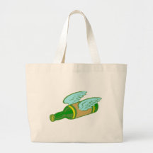 fliegende Flasche flying bottle Taschen