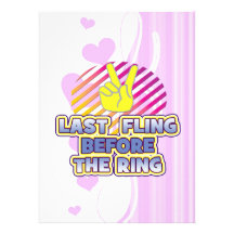 Flingsringfriedensbachelorette wedding Braut Einladungskarten