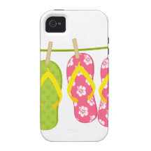 Flipflop-Wäscheleine iPhone 4/4S Cover