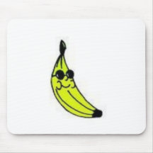 Flippige Banane Maus-Auflage Mousepads