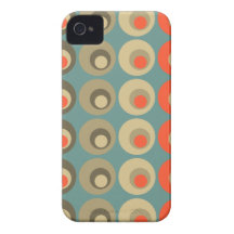 Flippige Tupfen iPhone 4 Case-Mate Hüllen