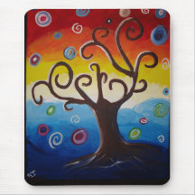 Flippiger Baum Mauspad