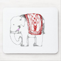 Flippiger Elefant Mousepads