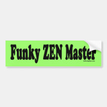 Flippiger Zen-Meister Auto Sticker