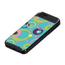 Flippiges Blau kreist iPhone 5 Skinit Fall ein iPhone 5 Schutzhüllen