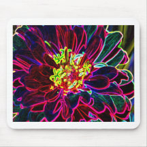 Flippiges Blumen Mauspads