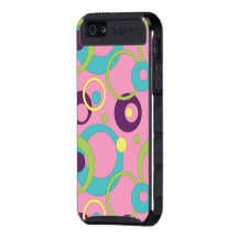 Flippiges Rosa kreist iPhone 5 Skinit Fall ein iPhone 5 Schutzhüllen