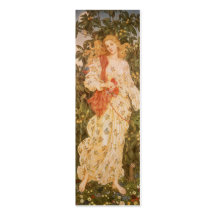 Flora durch Evelyn de Morgan Visitenkarten Vorlage