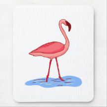 Flora-Flamingo Mousepads