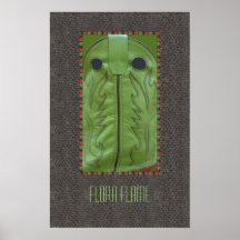 Flora Flamme-Plakat