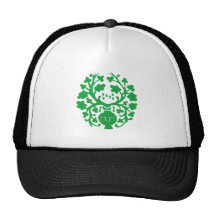 florales Ornament floral Baseball Mütze