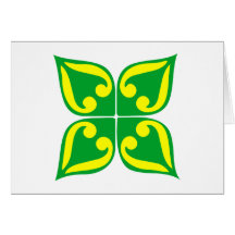 florales Ornament floral quadrat square Grußkarten