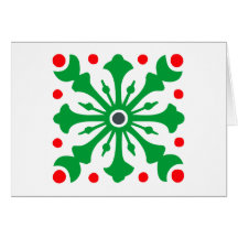 florales Ornament floral quadrat square Grußkarte