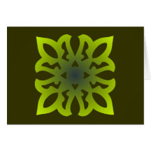 florales Ornament floral quadrat square Karten