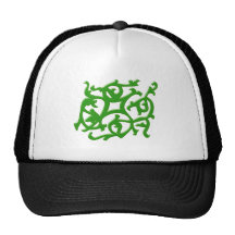 florales Ornament floral Retrocap