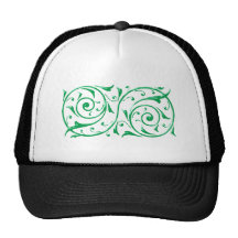 florales Ornament floral Trucker Caps