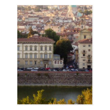 Florenz-Ansicht Postkarte