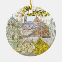 Florenz Weihnachtsbaum Ornamente