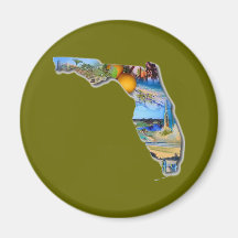 FLORIDA - DER SONNENSCHEIN-STAAT MAGNETE